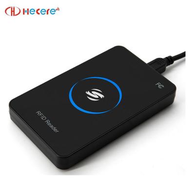 China                  125kHz RFID Smart Card Reader Desktop Black RFID Reader USB Tablet Card Reader and Writer              for sale