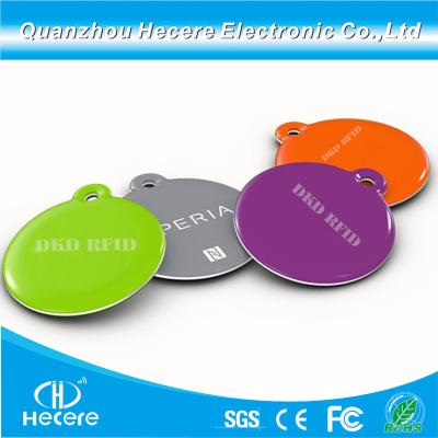 China                  Waterproof Contactless Hf (13.56MHz) + Lf (125kHz) RFID Proximity ID Key Tag/ Epoxy Keyfobs              for sale