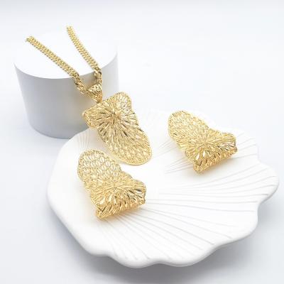 China Environmental friendly New Arrival Jewelry Earrings and Pendants Sets Accessories Womens Promotion Jewelry Large Earrings Pendant Sets for sale