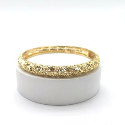 China Environmental friendly Factory Newest Wholesale Ethiopian Fashion Jewelry Gold Plated bangle Middle East Ladies Jewelry Set Bracelet bangle for sale