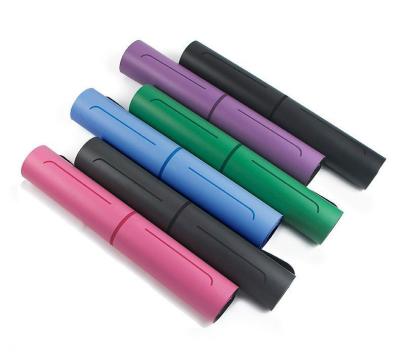 China Fitness Gym Eco-friendly Folding Rubber Yoga Mat, PU Rubber+pu Folding Exercise Yoga Mat Yoga Mat for sale