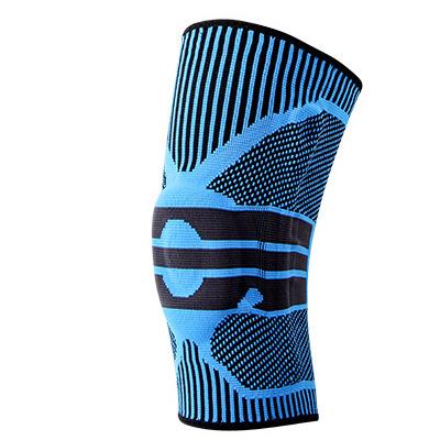 China Double Sides Spring Band + Auxiliary Ring Kneepads Basketball Fitness Outdoor Sport Silicone Knit Knee Pads Running Sports Knee for sale