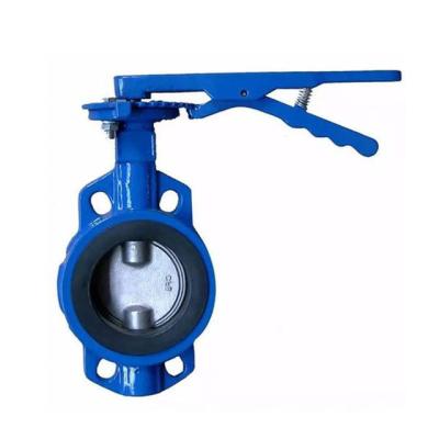 China Water Conservator Manufacturing Wholesale Ductile Cast Iron Lug Type Manual Butterfly Valve for sale