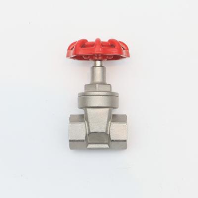 China Newest water guard design good quality quick installation silk mouthstainless steel gate valve threaded for sale