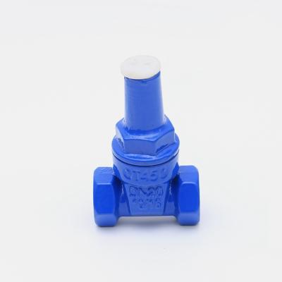 China High Quality Water Conservancy Durable Using Water Meter Locking Screw Thread Gate Valve for sale