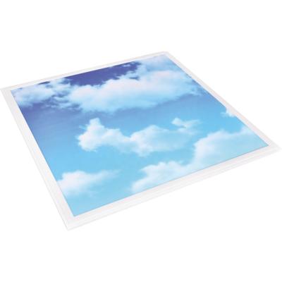 China Nice appearance led blue sky ceiling panel light sky and cloud led ceiling panel 40w led sky picture ceiling panel 600x600 for sale