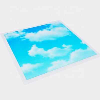 China Skylight Aluminum Panel Decorative BLUE SKY 36W Ceiling Led Panel Light 615x615x8mm Ceiling Panel Light for sale