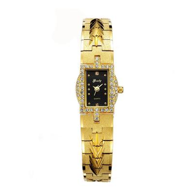 China Simple Watch Women Non Specific IP Gold Brass Watches With Brass Strap for sale