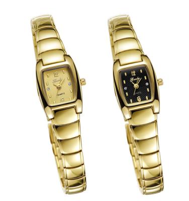 China Water Resistant Gold Plated Metal Strap Watches Women Fashion Popular Quartz Watch for sale