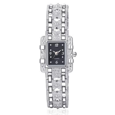 China China Movt Quartz Watch Stainless Steel Stone Non-specific Hand Watches Small Back Luxury Women Wristwatches for sale