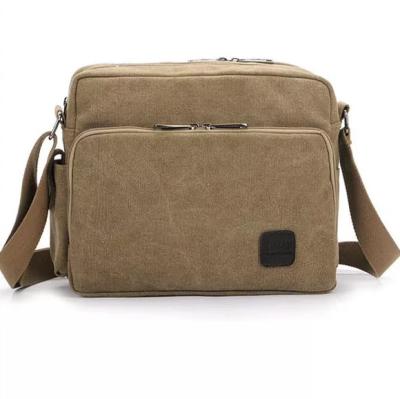 China france+alibaba style classic european vintage style men's canvas shoulder bag for sale