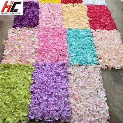 China Yiwu party factory party high quality sanded fabric hydrangea wall directly sale to wedding decoration for sale