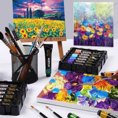 China Acrylics Based Paint 24 Colors 22ml Acrylic Paint Sets Open 4 All Wall Creation Acrylic Liquid Paint Waterproof Hand Painted DIY for sale