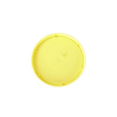 China Cheap Child Safe Made In China OEM Plastic Food Packaging 74mm Yellow Lid Food Lid for sale