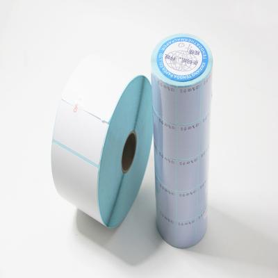 China Custom supermarket price printing thermal paper adhesive food label sticker roll à venda