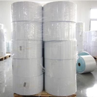 China Thermal Sticker Adhesive In Jumbo Rolls Thermal Paper Roll For Business&Amp;Shopping Te koop