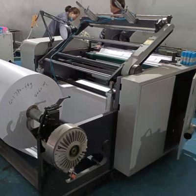 Cina 650MM,900MM 1200MM Width Thermal Paper Slitting Machine High Productivity Paper Cutting Machine in vendita