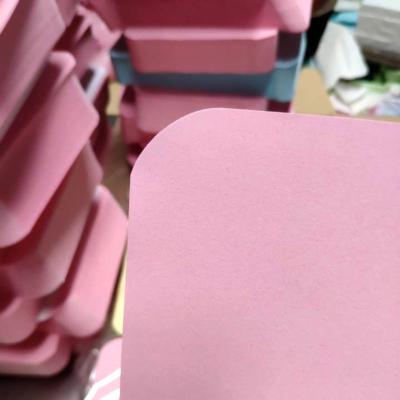 China Customerized Size Colorful Paper Tray Covers Round Corner Tray Cover Paper for sale