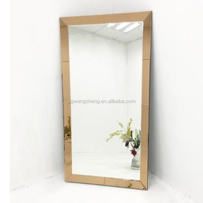 China Large Decorative Rectangle Floor Standing Dressing Mirror for sale