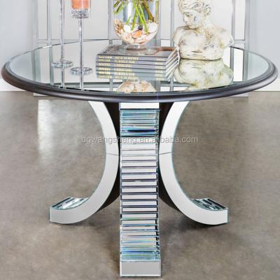 China HOT SALE Modern Mirror DINING TABLE Round Dining Table For Living Room for sale