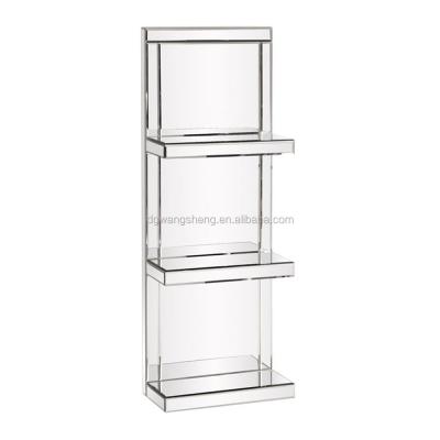 China Bookcase decoratived mirrored bookcase for sale