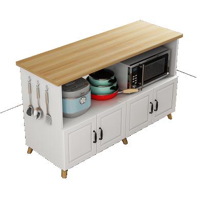 China Multi-Function Kitchen Environmental Friendly Storage Cabinet Table Hash White Sideboards for sale