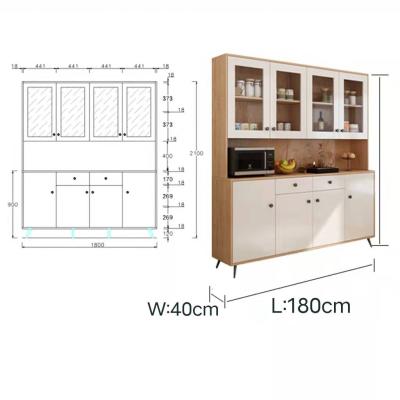 China Nordic side removable luxury modern luxury glass door locker cover wine cabinet living room wine rack custom cabinet for sale