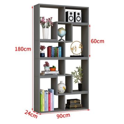 China Household Small Bookshelf Single Freestanding Multi-layer Convertible Bookshelf Combination Floor Bookcase Wood Bookcases for sale