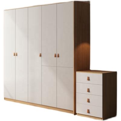 China Factory sale single cabinet storage cabinet (height) adjustable direct modern wood cabinets bedroom wardrobe and economical for sale