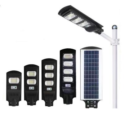 China Wholesale 120W LED Road Integrated Solar Street Light All In One LED Solar Light With Remote Control for sale