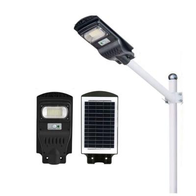 China Road Factory Price IP67 All In One Solar Street Light Lamp 30W 60W 90W 120W Integrated Available ABS Housing for sale