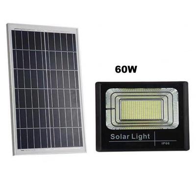 China Sale Big Flood High Lumen Super Bright Outdoor Solar Warm Solar Light 60w/80w/100w Solar Garden Security Flood Light Lamp for sale