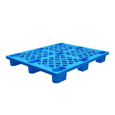 China New Heavy Duty Single Sided HDPE Single Faced Stackable Plastic Pallet for sale