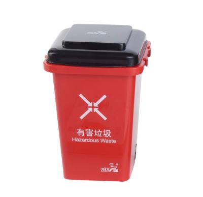 China Mini Creative Science and Education Rubbish Viable Color Matching Gaming Desktop Plastic Trash Can for sale