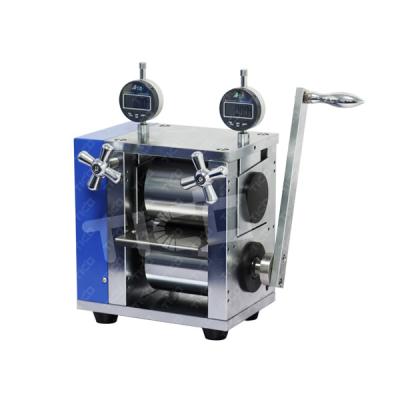 China Desktop Manual Hot Rolling Press Calendar Battery Electrode Making for sale