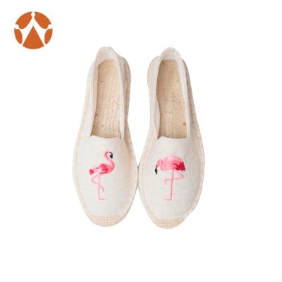 China Latest new style flat canvas lady alpargatas sneakers for sale