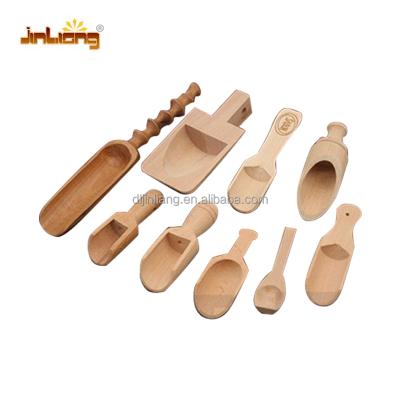 China Disposable A+ high quality wooden spoon for salt for sale