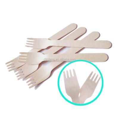 China Disposable Factory Direct Hot Sale Wooden Spork for sale