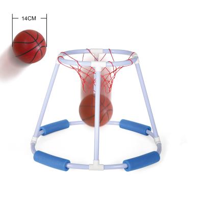 China Hot Selling Summer Water Sports Toy Outdoor Game Swimming Pool Floating Basketball Hoop for sale