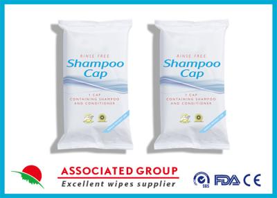 China Comfort Rinse Free Shampoo Cap Alcohol Free Shampoo And Conditioner Cap for sale