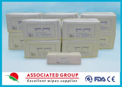 China Suavemente trate a Gauze Swabs Sterile con suavidad no tejido 10 x 10 cm para el hospital en venta