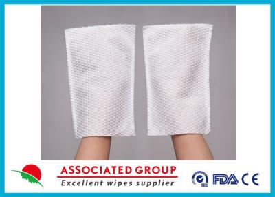 China Spunlace Nonwoven Body Scrubbing Gloves / Body Scrub Gloves User Friendly for sale