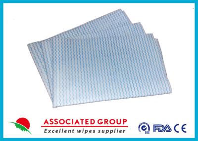 China Household Printing Non Woven Cleaning Wipes , Disposable Spunlace Nonwoven Wipes for sale