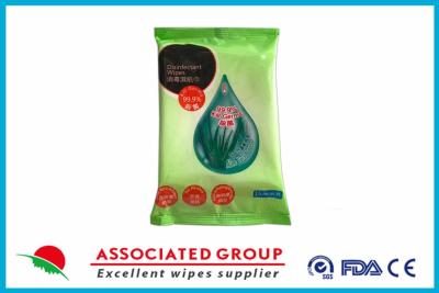 China Áloe no irritante Vera Extract Disinfectant Wet Wipes en venta