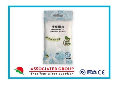 China Mint Fragrance Cucumber Juice Adult Wet Wipes for sale