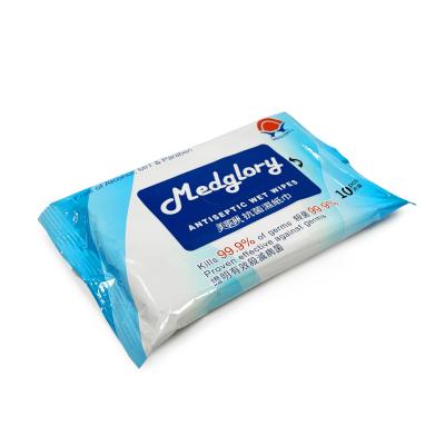 China Antiseptic Antibacterial Sanitizing Disinfectant Sterilization Wipes Benzalkonium BZK Wipes for sale