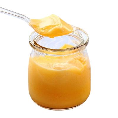 China 3.4oz 7oz Baby Food Favor Lead Free Glass Jars With Cork Lids Block Yogurt Pudding Empty Glass Mason Jar Jars for sale