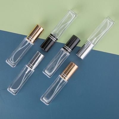 China 8ml BPA Free Lead Free Refillable Spray Atomizer, Leak Proof Glass Perfume Bottle With Metallic Aluminum Caps for sale