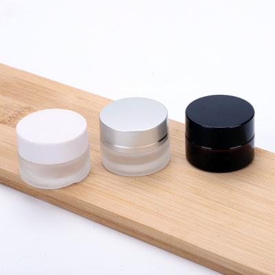 China Lead Free Custom Cosmetic Packaging And Containers Set High Flint White 50g 100g Cream Jars Packaging For Cosmetics for sale