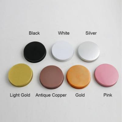 China Non Spill Custom Cosmetic Jar Rose Gold Lids Airtight High Quality Rose Gold Color Lid for sale